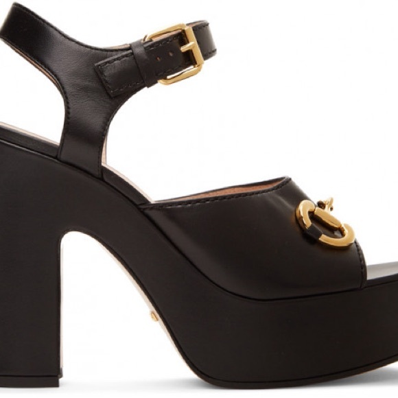 Gucci Horsebit-detailed platform sandals size 40 New with original shoe box - Picture 8 of 11